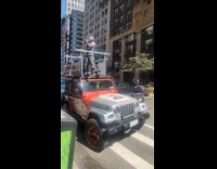 Collab WINY - Man wolf mask rap over parked jeep