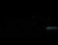 Lightning storm clouds flashing lights flight night