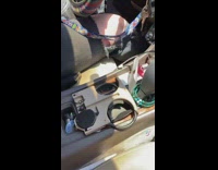 Car with broken cup holder shoots out of arm rest 