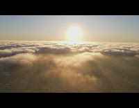 Drone shot timelapse video of clouds sunrise