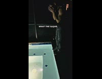 Guy jumps across hot tub