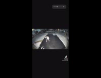 Guy runs in place on frozen driveway 