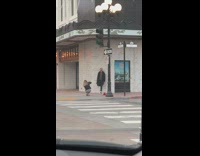 Man lean wall mall store photo shoot sidewalk