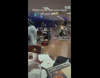 Woman gets hit on by another man 