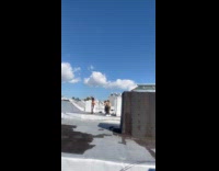 Group of women tiktok dance on rooftop