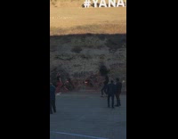 Girl catches on fire posing for photos