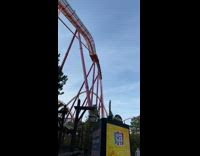 Rollercoaster go down and girlfriend play mobile