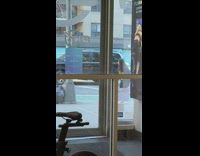 Girl dances while car is stopped