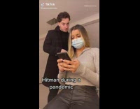 Guy tries to poison girl wearing mask 