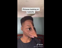 Collab BitchIG2 - Phineas looking at Isabella like tiktok ferb