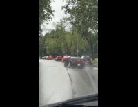 ALREADY SUBMITTED TO BITCH - Car driving and drifting from side to side
