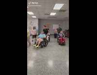 PepperVideo - nursing home residents workers dance