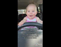 Baby stays home with mom and spends money