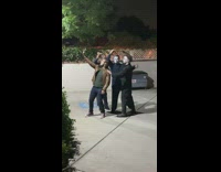 Man in brown jacket with three Michael Meyer