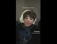 Little boy face filter wants to turn into trex teed