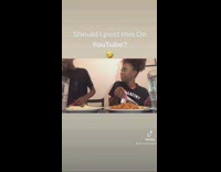 Boy cries after tasting spicy ramen sauce 