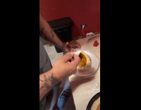 Collab Clips MPUGC - Man eating pumpkin pie talking zesty