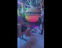 Woman white crop top dances on Lemonade statue Part 2