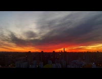 Submitter films timelapse of sunrise in Beijing 