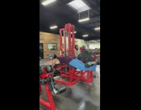 Man Lifts Weights with Arms and Legs