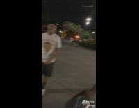 Group of guys see Kylie Jenner