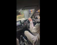 Guy plays oof meme sound drive thru 