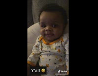 Baby starts crying when mom starts singing