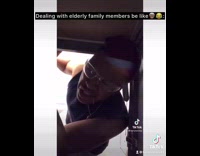 Guy shows elderly family members reaction to Apple Watch 