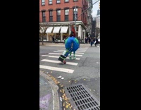 Woman in Earth costume cancels Black Friday