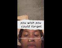 Lady Reminisces When She Stands on Arms then Falls