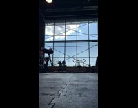 Collab Kale Salad IG -  Girl jumps up from somersault fail 