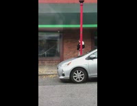 Chinatown red street lamp