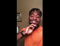 Orange shirt guy cockroaches crawl on face 