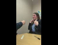 Collab BitchMP - Girl gets covid test with tourettes