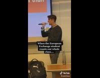 College student presents on why europe is better than america 