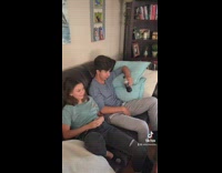 Guy knife pull living room check your balls