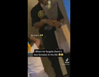 When he forgets theres 2 females in his life 