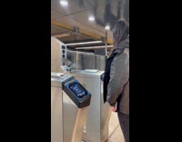 Pigeon on Subway Card Scanner Dodges Man 