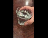 Collab BitchMP - Cup of water changes color on table 