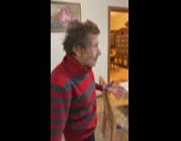 Grandma wears Freddy Krueger like sweater