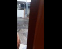 Lightning strikes near submitter 