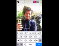 Guy spits out Monster energy drink