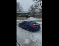 BitchMP - Blue honda car snow squirrel