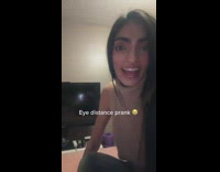 Collab BitchIG2 - Girl talking about herself eye far apart filter