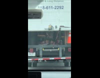 Collab WINY - Man lay and sleep in truck container