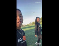 Guy girl do you wanna race grass 