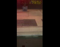 Submitter shows sparks from underground sewer