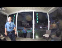 Cops shows up asks about alien invaders