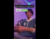 Guy homework versus games skit grade change