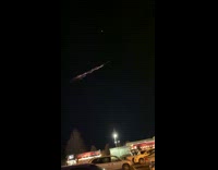 Collab BitchMP - Rocket breaking apart in dark night sky 